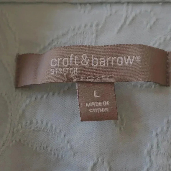 Embroidered Soft Stretch Cotton Spandex Aqua Blue Women's Size Large Jacket - Picture 4 of 5